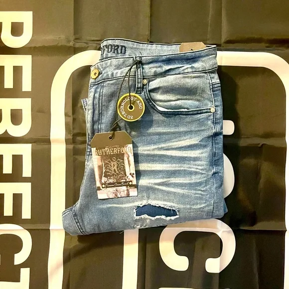 Distressed Rutherford Jeans - Picture 3 of 8